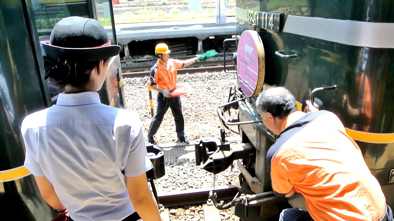 トワイライトEXP　EF81連結→失敗→やり直し→成功　(敦賀駅)