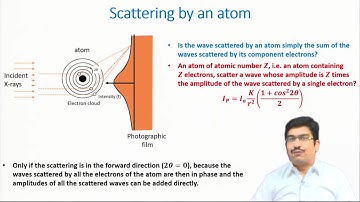 Lecture 49 : Intensity of diffracted beam (Continued) #swayamprabha #CH35SP