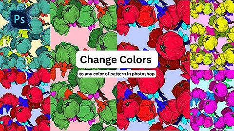 How to change Pattern Color in Photoshop Class#17 | Textile Design Hacks | By Dunia Rang Rangeli