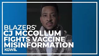 Blazers Star Cj Mccollum Helps Fight Against Vaccine Misinformation