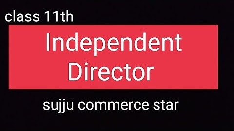 11th Secretarial Practice Independent Director #commerce
