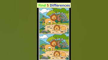 🔍 Spot 5 Differences Challenge | Can You Find Them All? #shorts #ytshorts #youtubeshorts #quizzoliv