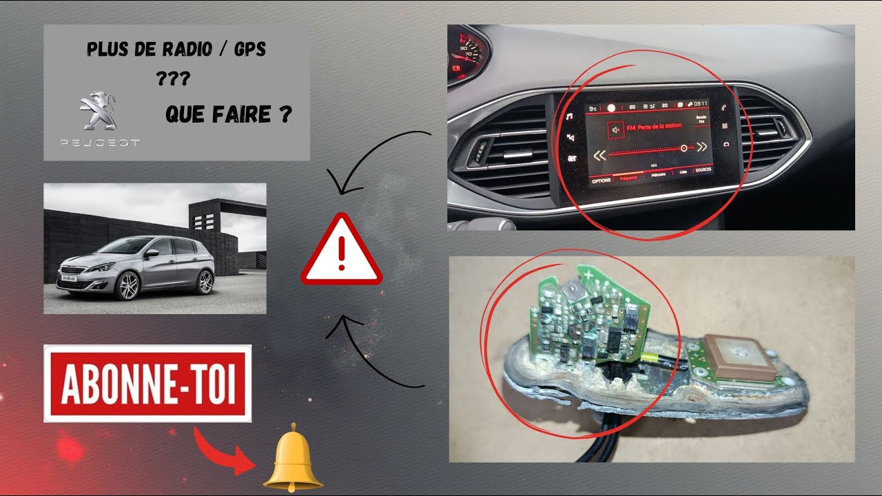 Plus de radio / GPS ??? Que faire ? Peugeot 308 2