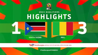 South Sudan 🆚 Mali | Highlights - #TotalEnergiesAFCONQ2023 - MD2 Group G