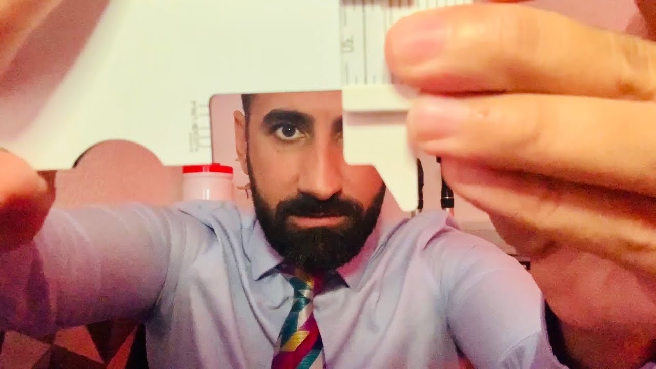 ASMR: Head Measuring for Bespoke Spectacles (personal attention roleplay)