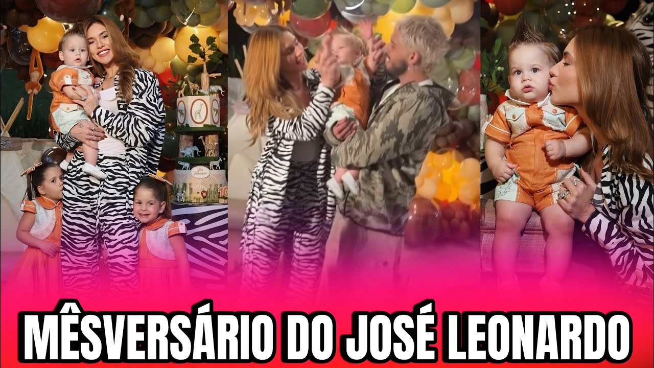 VIRGÍNIA COMEMORA MÊSVERSÁRIO DO JOSÉ LEONARDO 