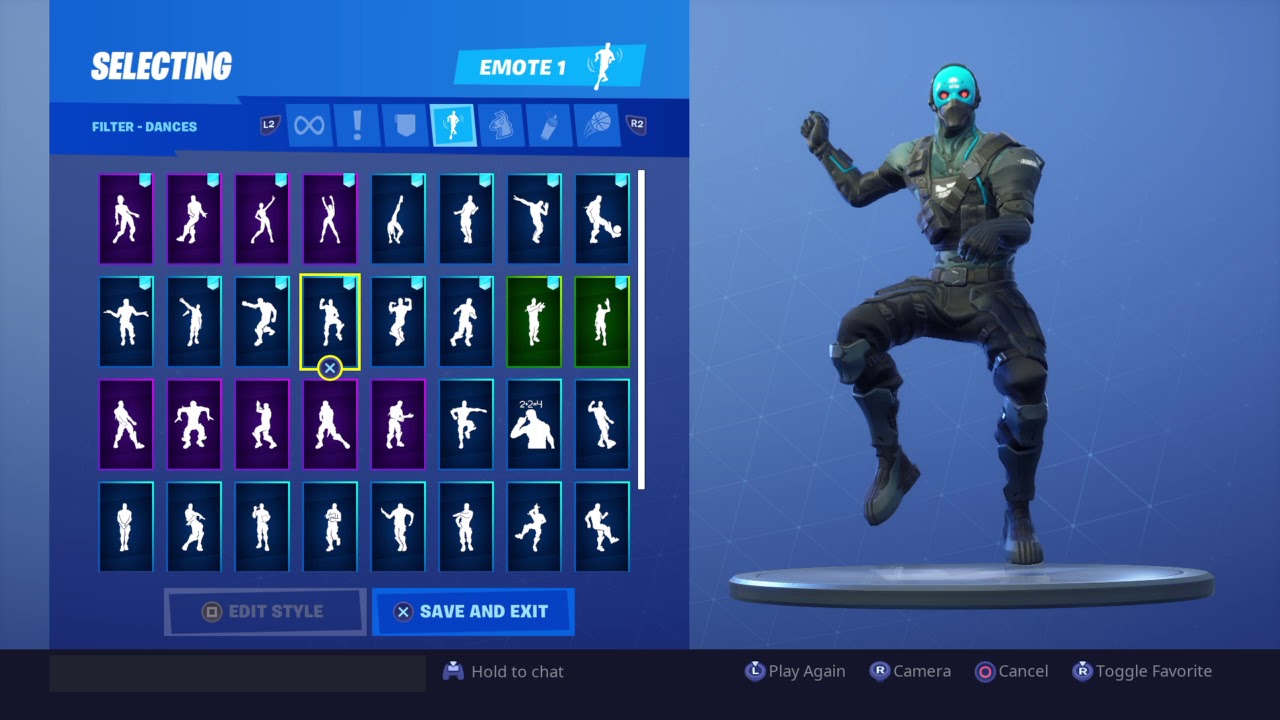 FORTNITE *COBALT* SKIN SHOWCASE (BACKBLINGS AND EMOTES) YouTube