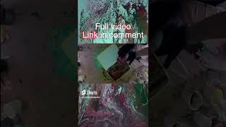 [For busy people] Play with art series: Partial release of No73 #shorts #acrylicpouring #fliudart