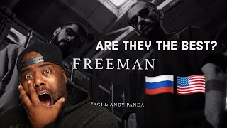 AMERICAN LISTENS TO Miyagi & Andy Panda - Freeman (Official Video) REACTION