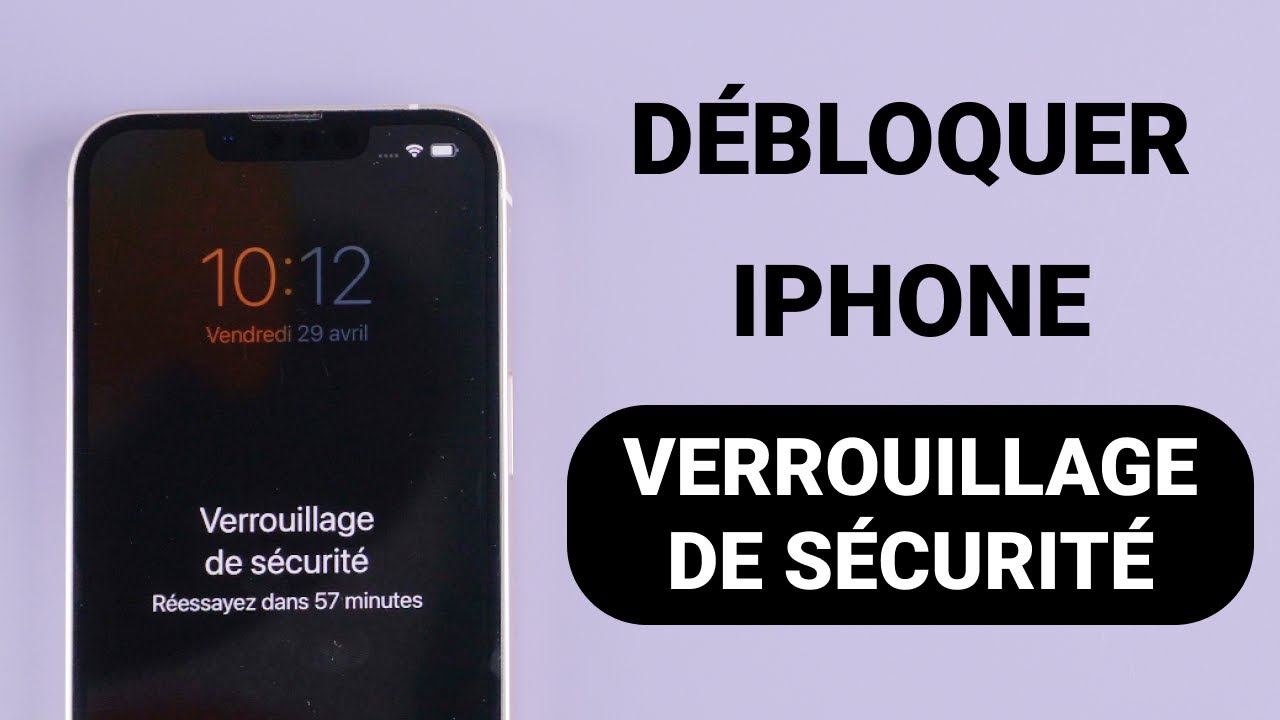 iPhone indisponible/verrouillage de sécurité ? 4 Solutions