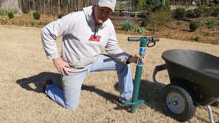 Removing Dandelion Weeds With The Proplugger The No Spray Way