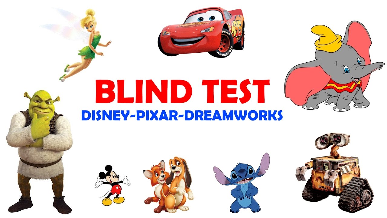 Blind Test Disney Pixar DreamWorks YouTube