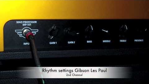 Mad Professor MP101 2nd channel Les Paul rhythm clip by Marko Karhu