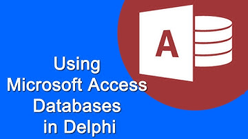 Using Microsoft Access Databases in Delphi xe6 (.mdb)