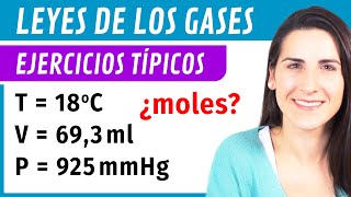 Problemas LEYES de los GASES 🎈 Ejercicios Típicos