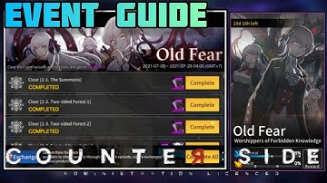Counter:Side English - Old Fear Event Overview & Guide [Do Not Farm!]