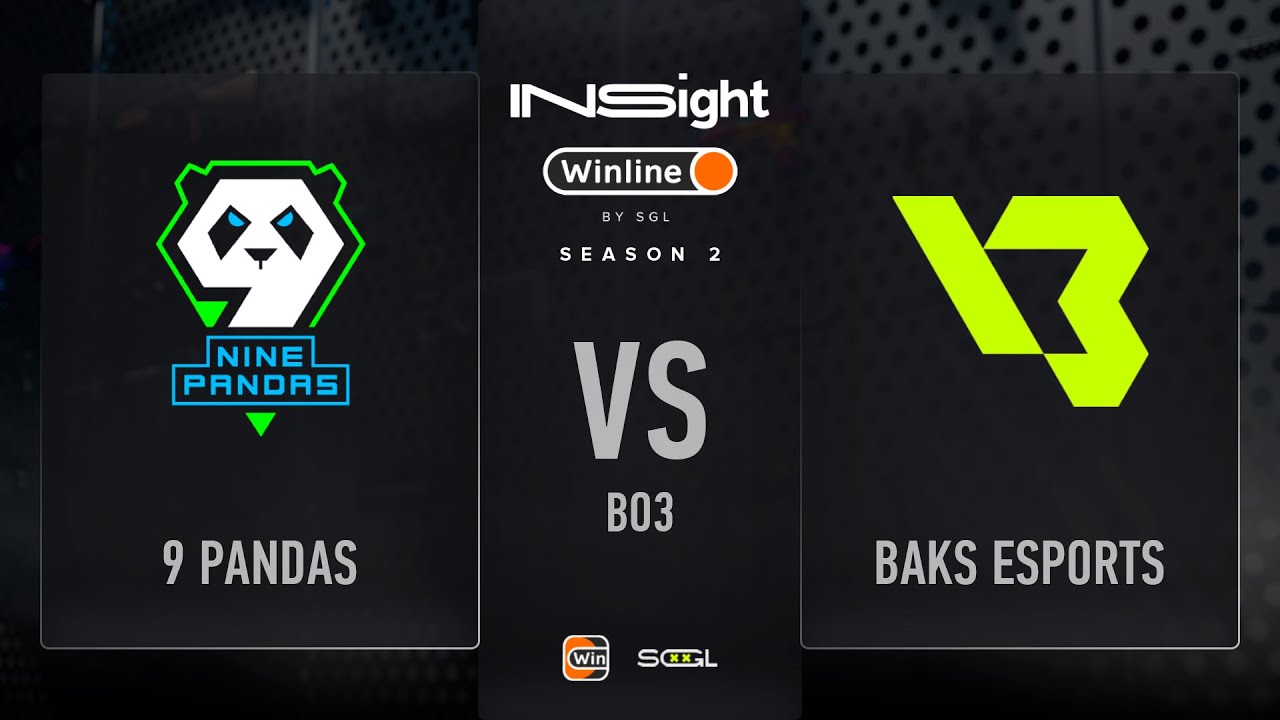 CS:GO | 9 Pandas vs BakS eSports | bo3 | Winline Insight S2 | Group Stage | Day 6