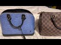 Quick weekend bag switch LV Alma PM to Speedy 30