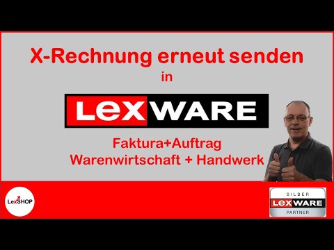 X-Rechnung erneut versenden in #Lexware Faktura+Auftrag, Warenwirtschaft und Handwerk