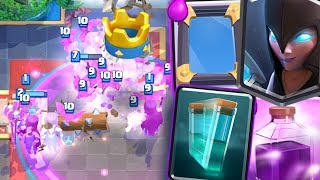 Clash Royale - 12 WIN NIGHT WITCH CLONE MIRROR DECK!