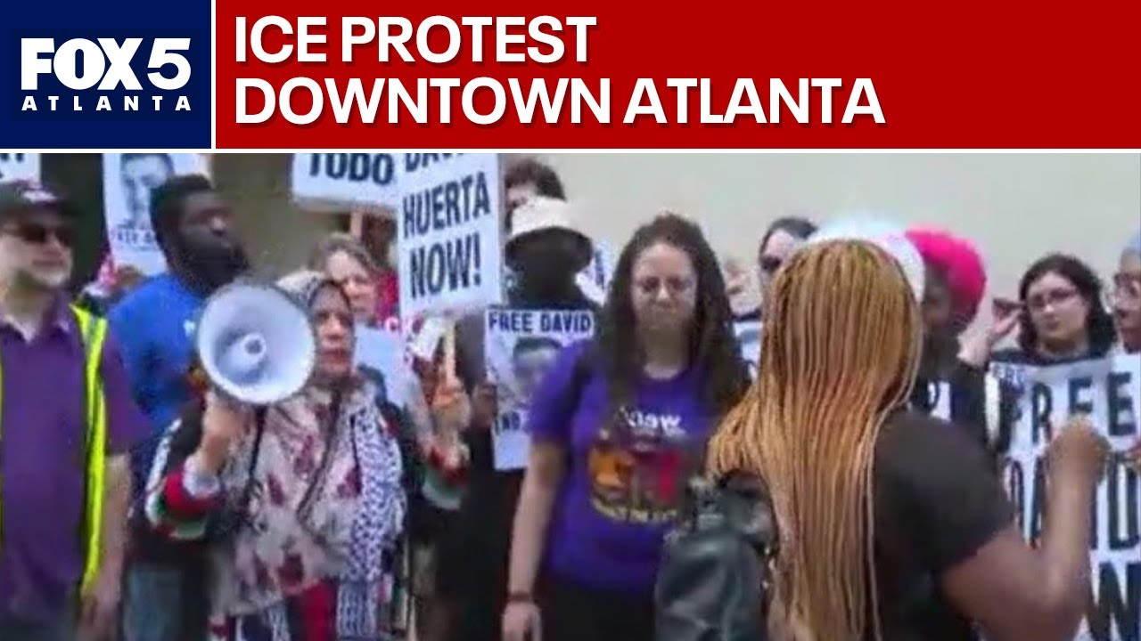 Protests over ICE arrests in Atlanta | FOX 5 News - YouTube