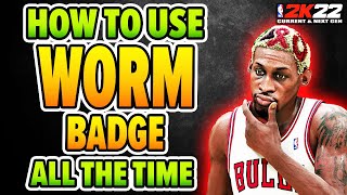 Get all rebounds using WORM Badge. How to activate it all the time in NBA 2K22 Next Gen
