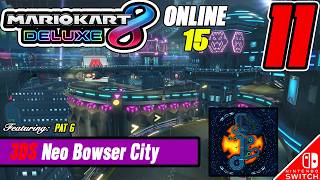 Mario Kart 8 Deluxe | ONLINE 15 | 150cc | #11 | 3DS Neo Bowser City (4/27/26) 8th