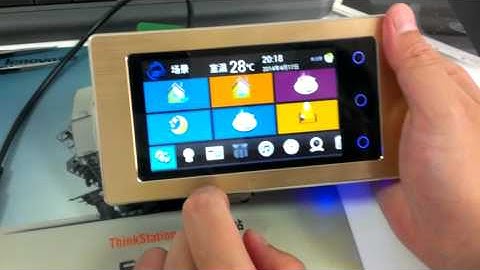 Demonstration:By Freescale I.MX6 System On Module +Customizable Base Board +5.0 Inch TFT-LCD+CTP