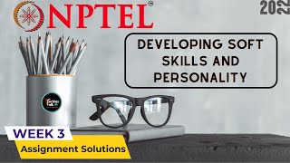 NPTEL Developing Soft Skills and Personality Week 3 Quiz Assignment Solution | July 2022  IIT Kanpur screenshot 3