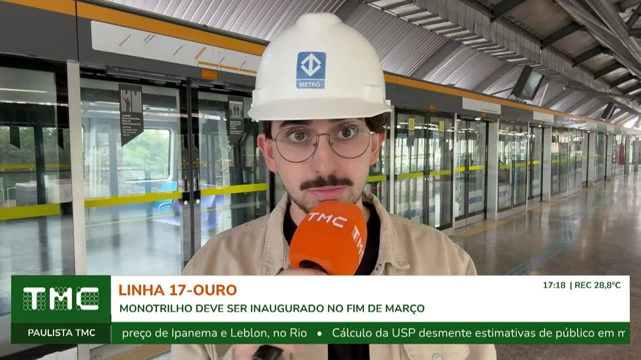 LINHA 17-OURO: MONOTRILHO DE CONGONHAS TEM DATA DE ESTREIA DEFINIDA