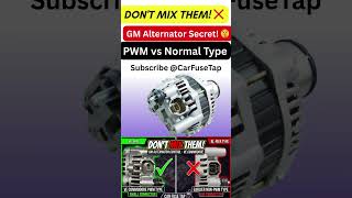 Title: GM VE Commodore Alternator: PWM vs Non-PWM | Don't Mix Them! ⚠️ (Car Fuse Tap)
