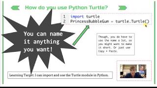 Lesson 7:   Intro to Python Turtle