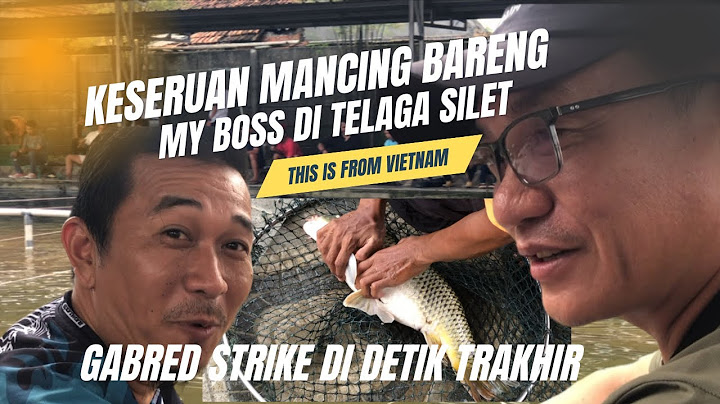 KESERUAN MANCING DI TELAGA SILET BOGOR BARENG MY BOSS DARI VIETNAM CARA MANCING IKAN DI KOLAM