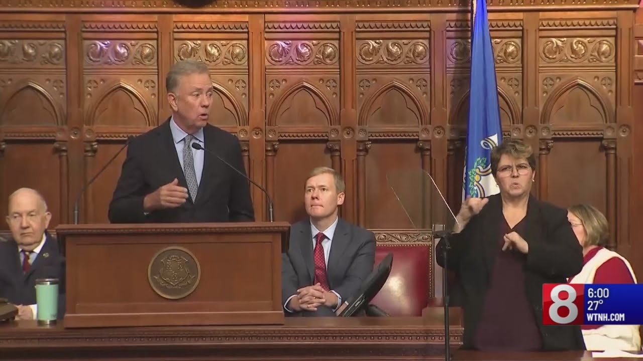WATCH: Gov. Lamont delivers 2025 State of the State address - YouTube