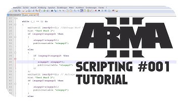 ArmA 3 Scripting Tutorial für Einsteiger #001 - Aller Anfang ist leicht