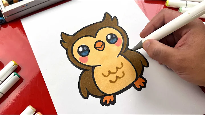 How To Draw A Funny Owl Using Shapes