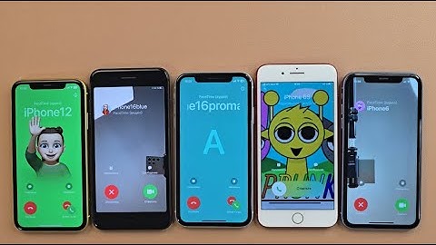 iPhone 11 iPhone 8 iPhone XR iPhone 7 iPhone XR Incoming call FaceTime Outgoing calls