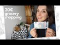 20€ grocery shopping challenge | Vegan weekly grocery shopping on a budget 🌱💶👛