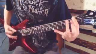 Slipknot Custer Guitar Cover PLUS LESSON!!  Tristan Wilson