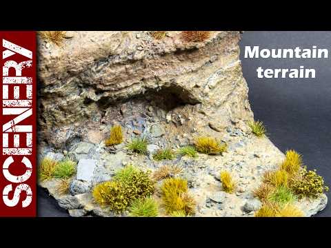 Building mountain terrain scenery (1/35 scale Italian Dolomites)