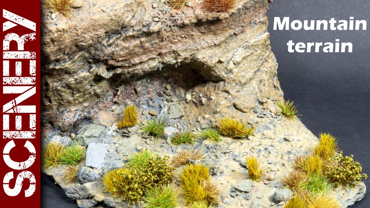 Создание горного ландшафта (Итальянские Доломиты в масштабе 1/35)