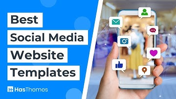 10 Best Social Media Website Templates | Social Media Templates in 2023