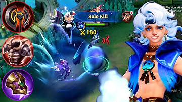 Sora maakt Yu Zhong nutteloos in de EXP-lane 😈 | Beste build en embleem voor Sora