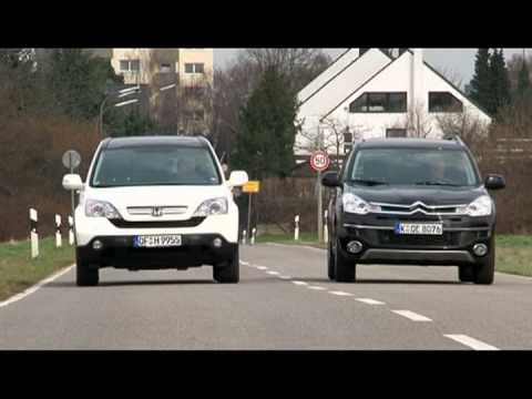 Citroen C-Crosser Vs. Honda Cr-V (By Uptv) - Youtube