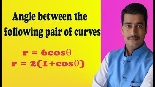 How to find angle between the pair of curves using simple steps