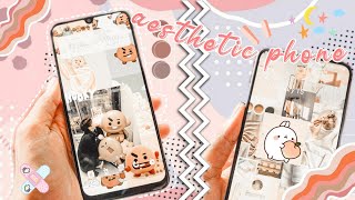 ☁️turn your android phone into aesthetic⚡🧃theme•icon•wallpaper 🍭 samsung a50 version 🍑🌈 screenshot 2