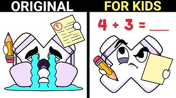 MATH PROBLEM of ALPHABET LORE X!? | ft. NUMBER LORE (TOP BEST COMPILATION ASMR)