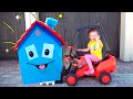 A story for children about Nastya and a toy house