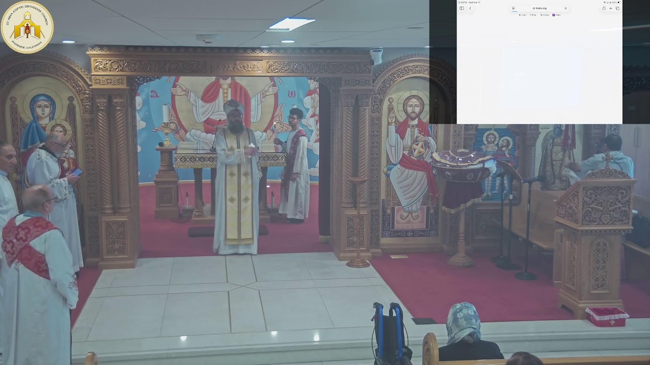 Wednesday Liturgy 03.11.2026 - St. Mina Church Riverside