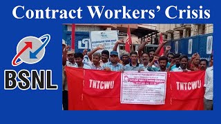 BSNL Contract Workers' Salary Pending for Nearly 1 Year